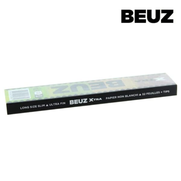 Feuille Slim Long 125mm Beuz © Xtra Brown + Tips (24 Carnets – Image 3