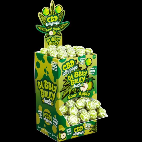 Sucette CBD 10mg - Pomme - Bubbly Billy – Image 2