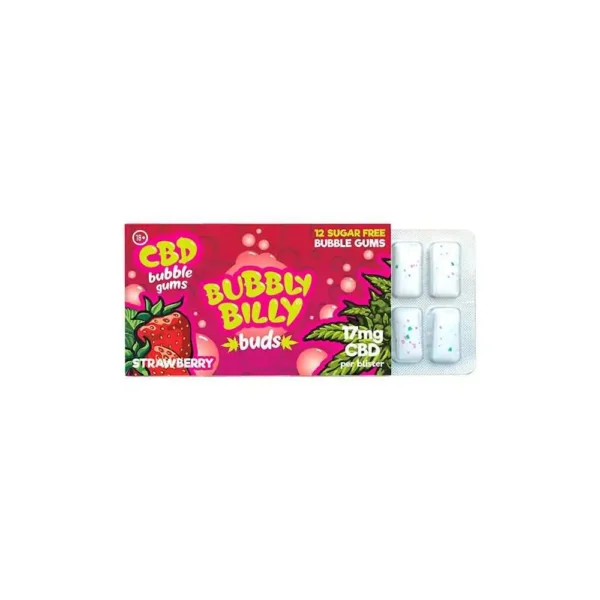 Chewing-gum CBD fraise | BUBBLY BILLY